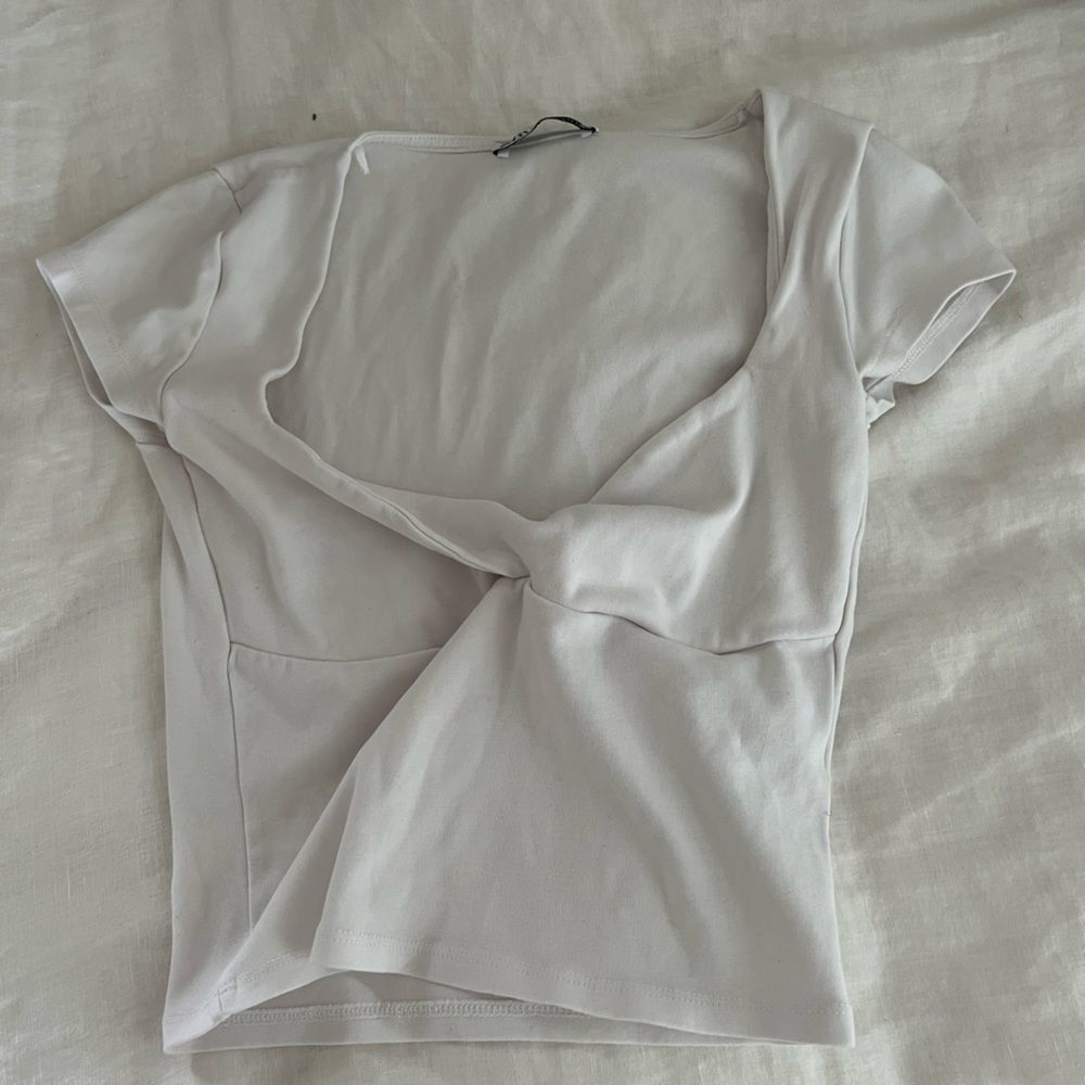 Zara Twisted Knot Top